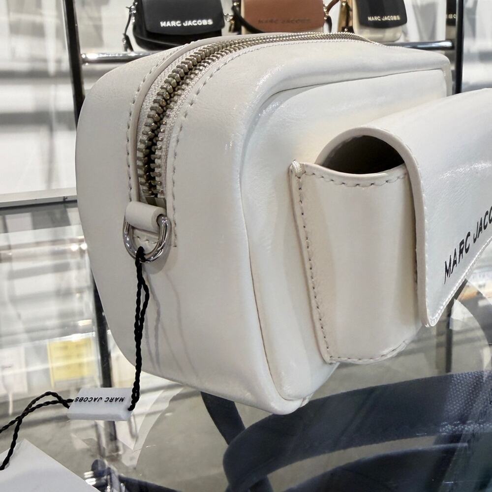 Marc Jacobs White Leather Belt Bag Crossbody Bag - Picture 4 of 8